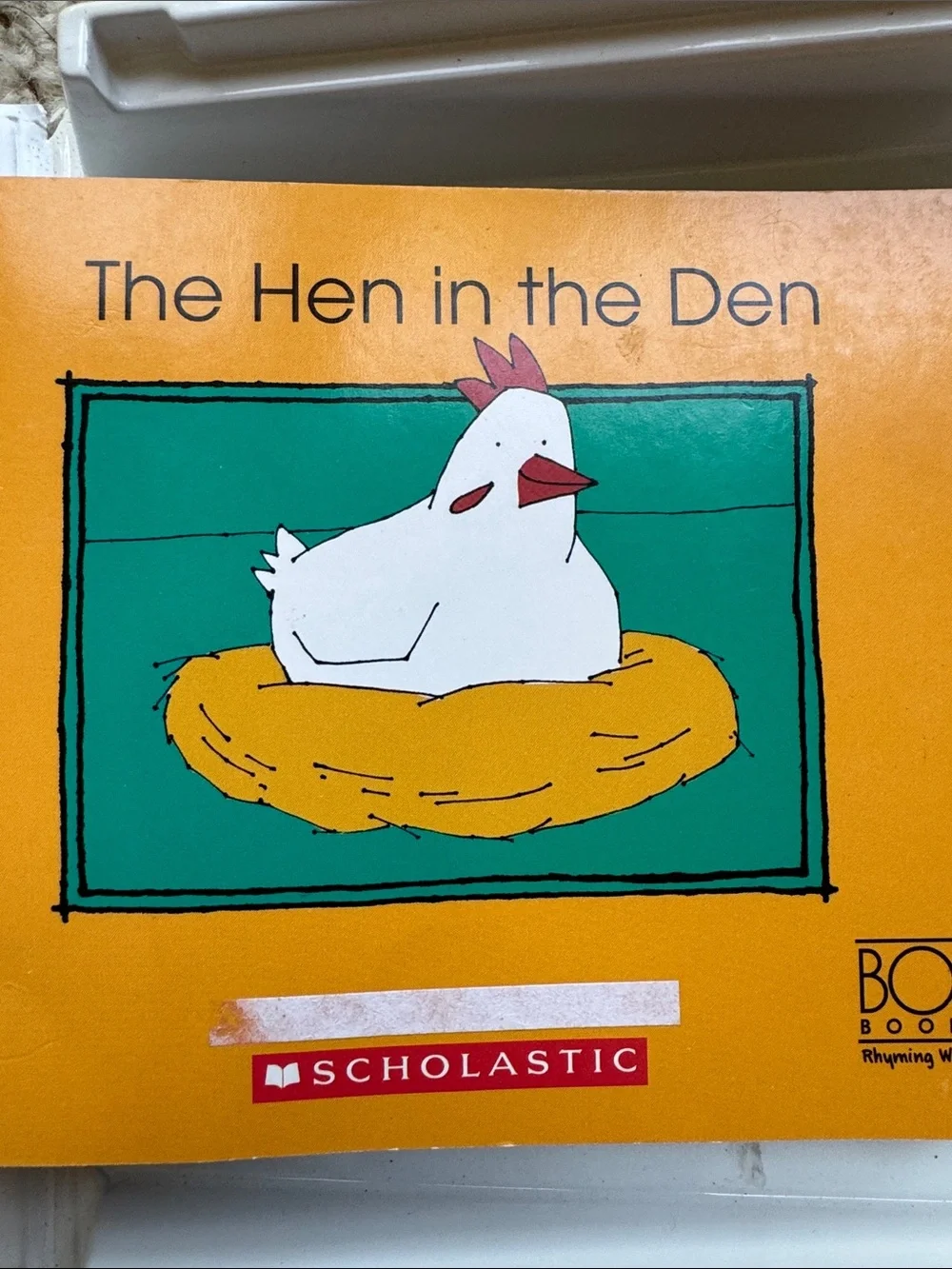 Scholastic BOB Books Rhyming Words - Green with Yellow & Purple Accents